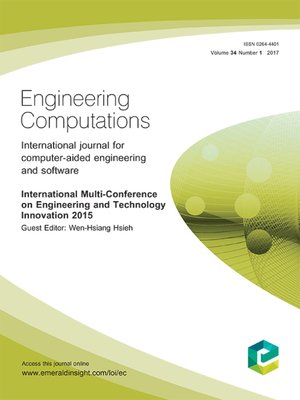 cover image of Engineering Computations, Volume 34, Number 1